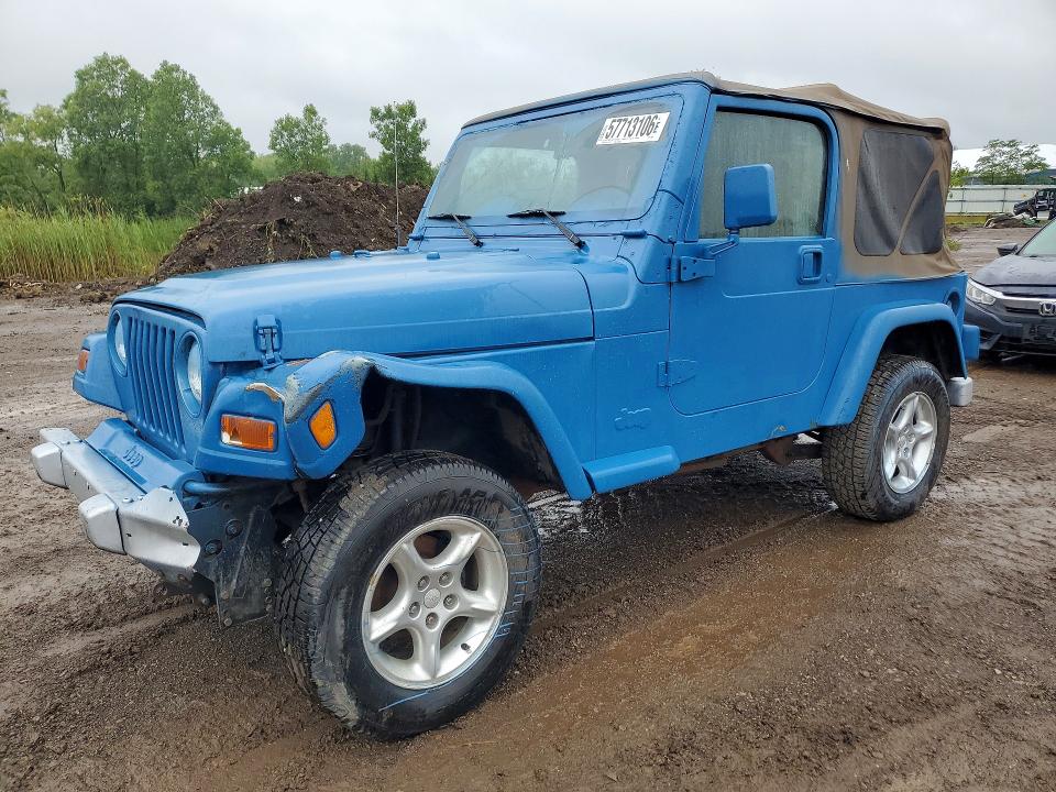 2002 Jeep Wrangler / VIN 1J4FA29P02P769458 COPART salvage auction — VANDALISM, OH - CERT OF TITLE-SALVAGE, sold $500 on 2026-07-02 (photo 1)