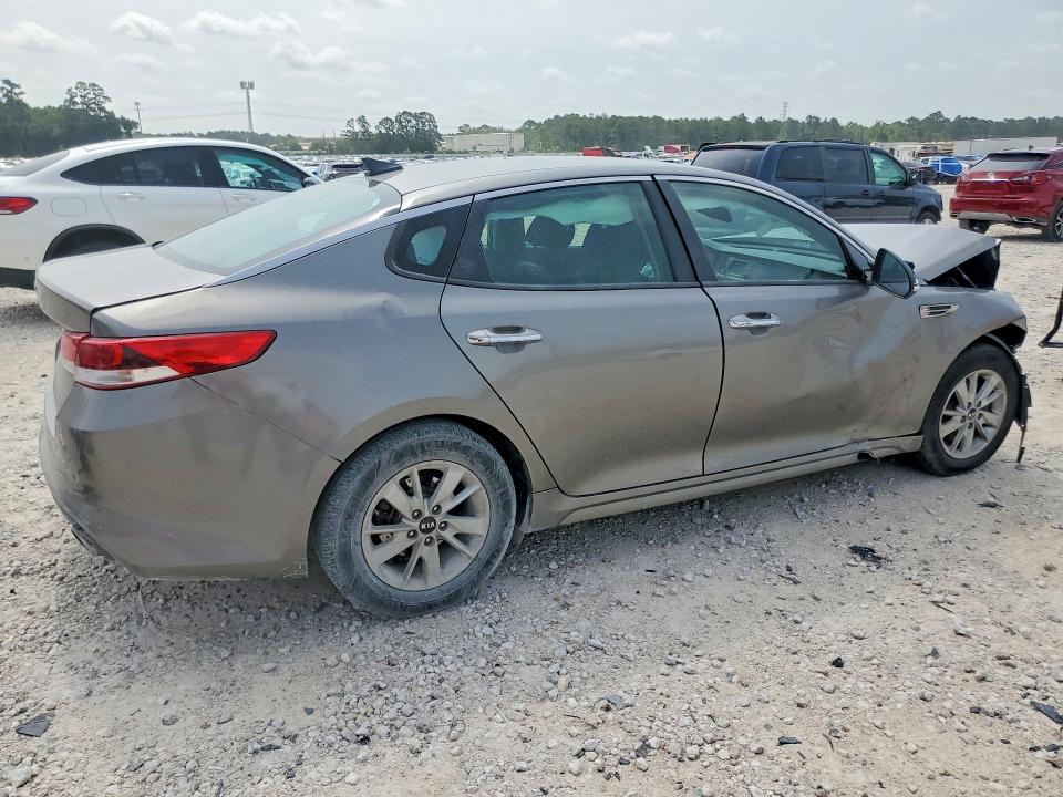 2016 Kia Optima VIN 5XXGT4L37GG111558 COPART salvage auction — FRONT END, Tx - Bonded Title - Salvage, sold $150 on 2026-07-28 (photo 3)