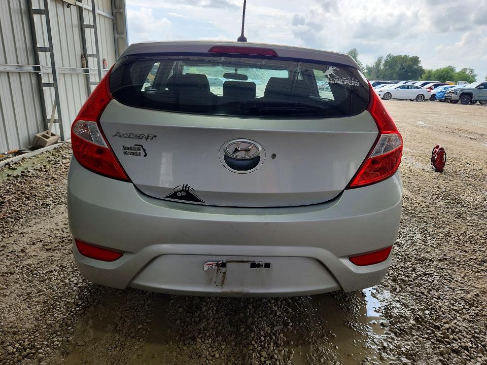 2015 Hyundai Accent VIN KMHCT5AE5FU219495 COPART salvage auction — HAIL, Mo - Certificate Of Title, sold $575 on 2026-07-06 (photo 6)