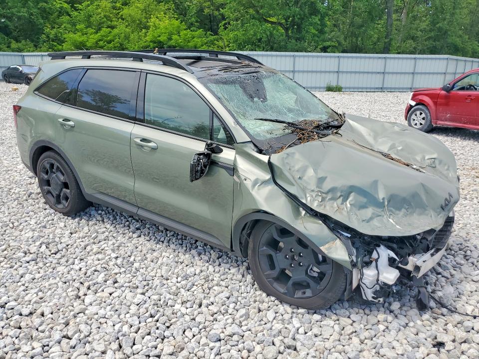 2025 Kia Sorento VIN 5XYRKDJF0SG397539 COPART salvage auction — FRONT END, Oh - Cert Of Title-Salvage, sold $7,300 on 2026-07-31 (photo 4)