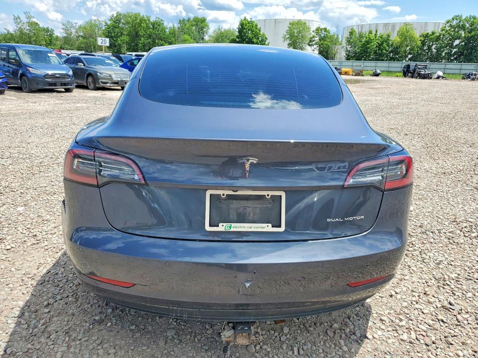 2022 Tesla Model 3 VIN 5YJ3E1EB6NF187042 COPART salvage auction — REAR END, Ny - Mv-907A Salvage Certificate, sold $7,600 on 2026-07-20 (photo 6)