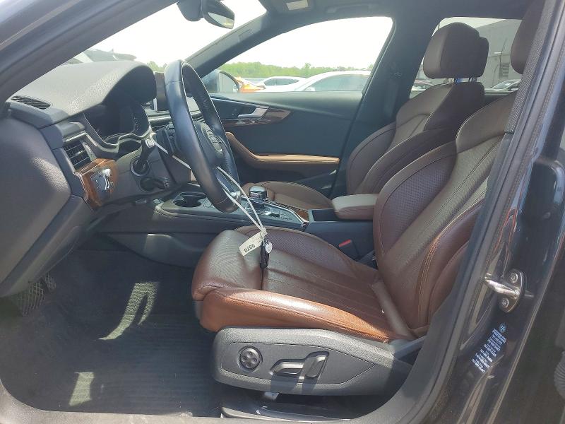 2018 Audi A4 VIN WA19NAF49JA016132 COPART salvage auction — FRONT END, VA - CERT OF TITLE - SALVAGE, sold $11,600 on 2026-07-29 (photo 7)