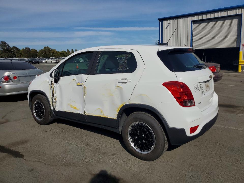 2018 Chevrolet Trax VIN KL7CJKSB8JB723988 COPART salvage auction — SIDE, Ca - Salvage Certificate, sold $700 on 2026-07-24 (photo 2)
