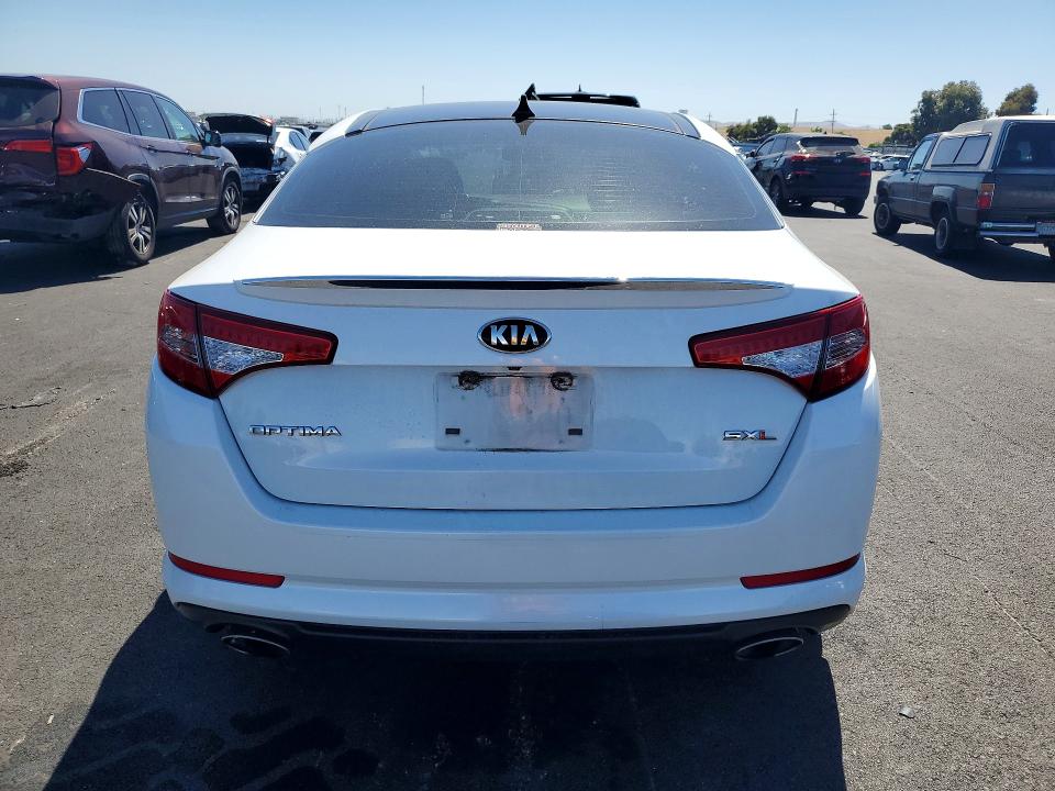 2013 Kia VIN 5XXGR4A61DG234103 COPART salvage auction — FRONT END, Ca - Salvage Certificate, sold $1,950 on 2026-07-13 (photo 6)
