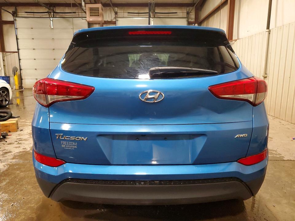 2016 Hyundai Tucson VIN KM8J3CA48GU211671 COPART salvage auction — FRONT END, Pa - Certificate Of Salvage, sold $1,400 on 2026-07-14 (photo 6)