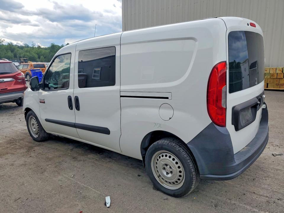 2016 Ram Promaster city VIN ZFBERFAT4G6C14249 COPART salvage auction — FRONT END, Pa - Certificate Of Salvage, sold $1,200 on 2026-07-22 (photo 2)