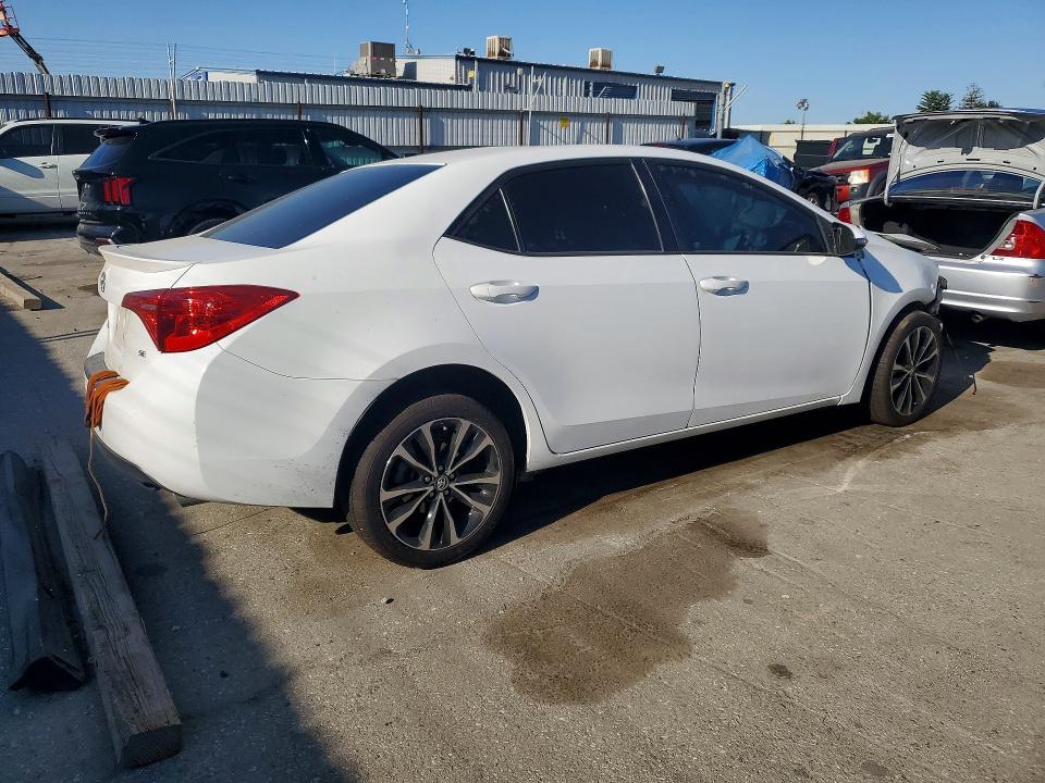 2017 Toyota Corolla VIN 5YFBURHE4HP638206 COPART salvage auction — FRONT END, Ca - Salvage Certificate, sold $675 on 2026-07-31 (photo 3)