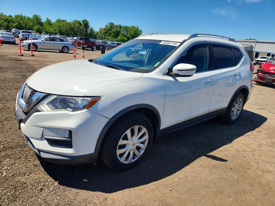 2017 Nissan Rogue VIN KNMAT2MV0HP593990 COPART salvage auction — UNDERCARRIAGE, Ct - Cert Of Title-Salvage, sold $1,450 on 2026-07-10 (photo 1)