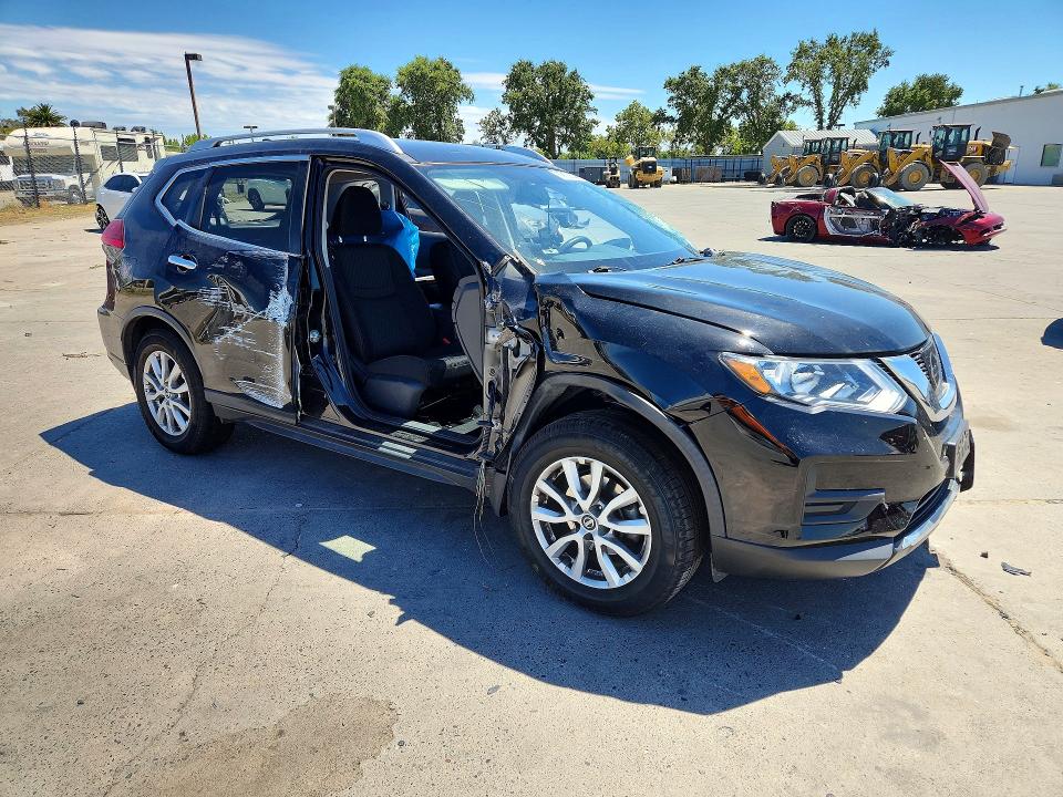 2017 Nissan Rogue VIN KNMAT2MV4HP594429 COPART salvage auction — SIDE, Ca - Salvage Certificate, sold $525 on 2026-07-20 (photo 4)