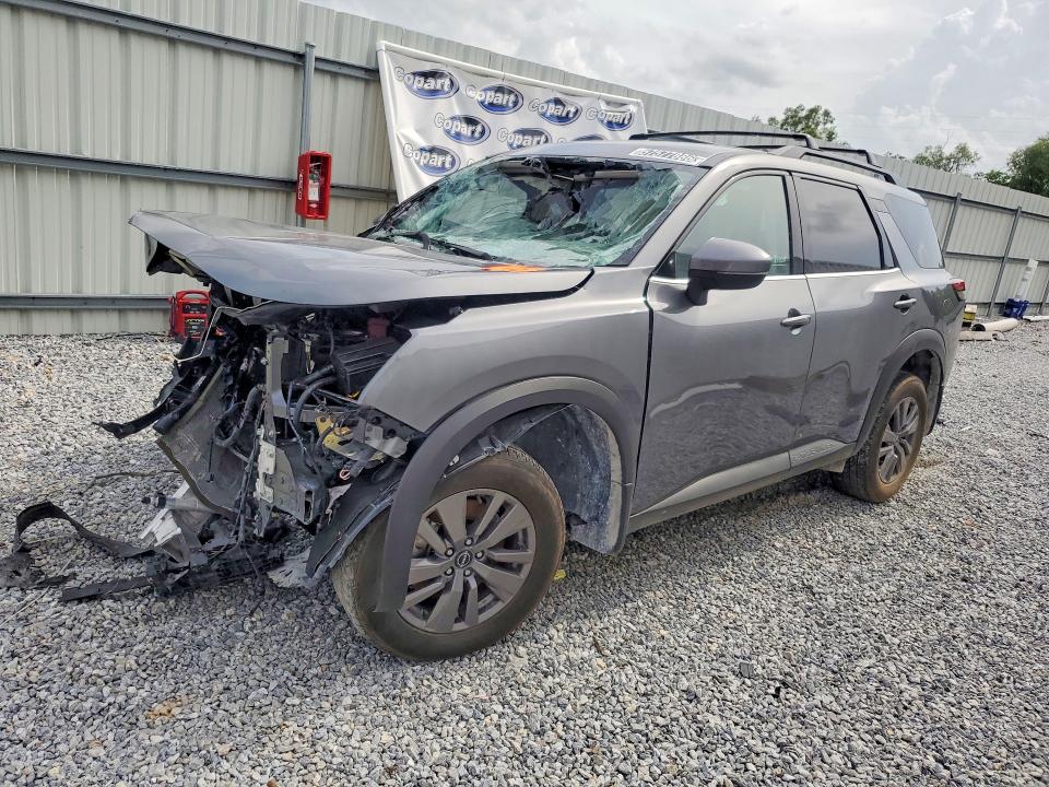 2024 Nissan Pathfinder VIN 5N1DR3BA1RC308736 COPART salvage auction — FRONT END, La - Cert Of Title-Salvage, sold $1,350 on 2026-07-09 (photo 1)