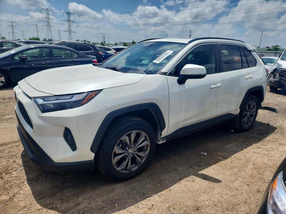 2022 Toyota Rav 4 VIN 4T3B6RFV9NU089519 COPART salvage auction — REAR END, IL - SALVAGE CERTIFICATE, sold $11,900 on 2026-07-30 (photo 1)