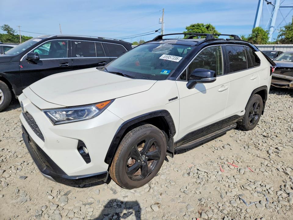 2020 Toyota Rav 4 VIN JTMEWRFV2LJ035715 COPART salvage auction — REAR END, Nj - Cert Of Title-Salvage, sold $12,300 on 2026-07-13 (photo 1)