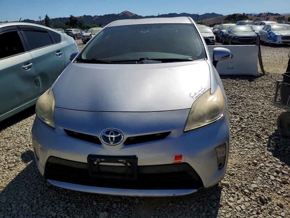 2012 Toyota Prius VIN JTDKN3DU1C5499360 COPART salvage auction — VANDALISM, Ca - Salvage Certificate, sold $850 on 2026-07-07 (photo 5)