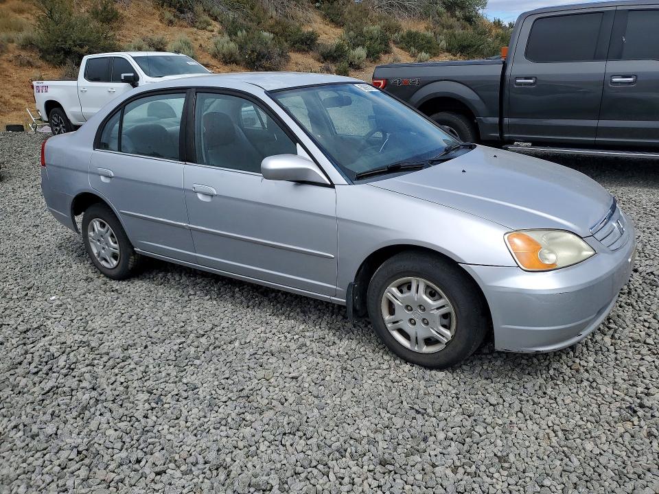 2001 Honda Civic VIN 2HGES16671H920661 COPART salvage auction — MINOR DENT/SCRATCHES, CA - CERTIFICATE OF TITLE, sold $100 on 2026-07-09 (photo 4)