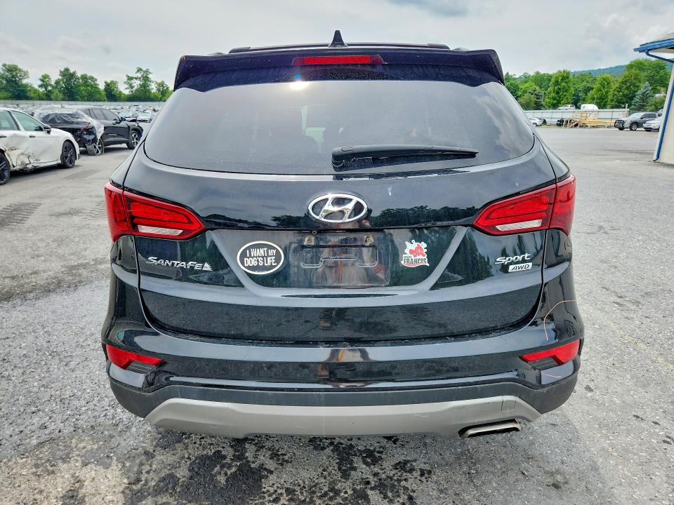 2017 Hyundai Santa fe VIN 5XYZUDLB7HG400966 COPART salvage auction — FRONT END, Pa - Certificate Of Salvage, sold $2,350 on 2026-07-07 (photo 6)