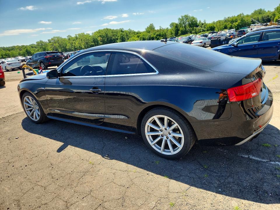 2015 Audi A5 VIN WAUMFAFRXFA030764 COPART salvage auction — FRONT END, Ct - Cert Of Title-Salvage, sold $600 on 2026-07-28 (photo 2)
