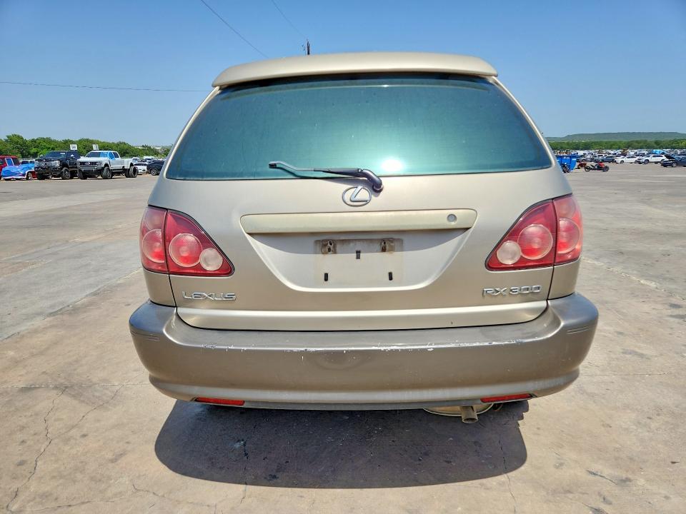 1999 Lexus Rx VIN JT6GF10U5X0035771 COPART salvage auction — NORMAL WEAR, Tx - Certificate Of Title (P), sold $650 on 2026-07-09 (photo 6)