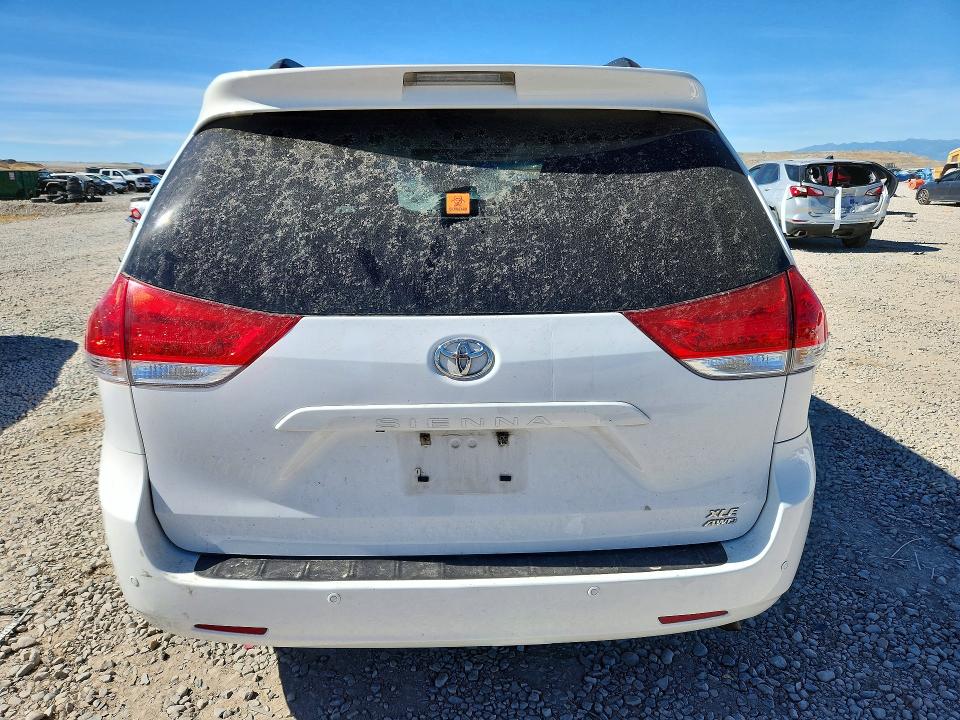 2013 Toyota Sienna VIN 5TDDK3DC7DS057445 COPART salvage auction — FRONT END, Ca - Salvage Certificate, sold $1,300 on 2026-07-24 (photo 6)