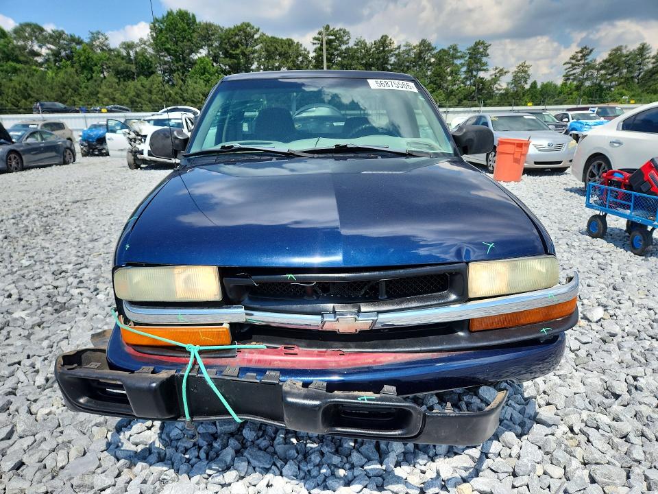 2000 Chevrolet S-10 pickup VIN 1GCCS19W7Y8148177 COPART salvage auction — FRONT END, Ga - Cert Of Title-Salvage Court Or, sold $925 on 2026-07-02 (photo 5)