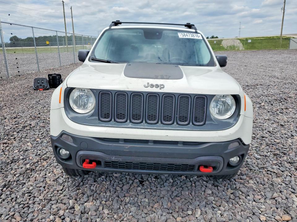 2016 Jeep Renegade VIN ZACCJBCTXGPD04632 COPART salvage auction — REAR END, In - Cert Of Title-Salvage Title, sold $600 on 2026-07-28 (photo 5)