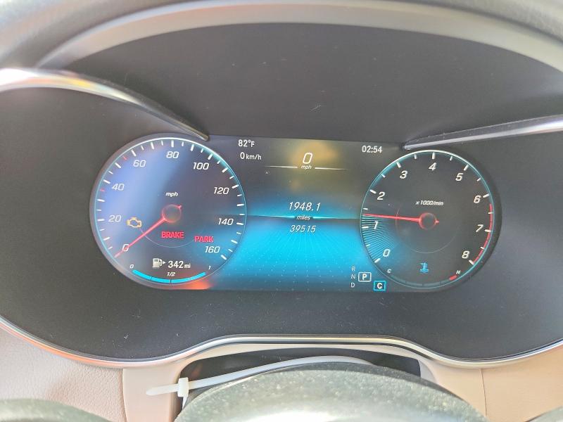 2020 Mercedes-benz Glc VIN W1N0G8EB0LF838768 COPART salvage auction — FRONT END, Il - Salvage Certificate, sold $12,300 on 2026-07-16 (photo 9)