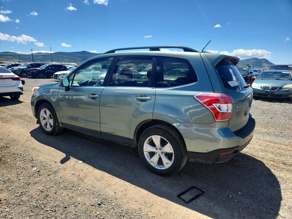 2015 Subaru Forester VIN JF2SJARC3FH453078 COPART salvage auction — FRONT END, Mt - Salvage Certificate Of A Vehic, sold $2,000 on 2026-07-14 (photo 2)