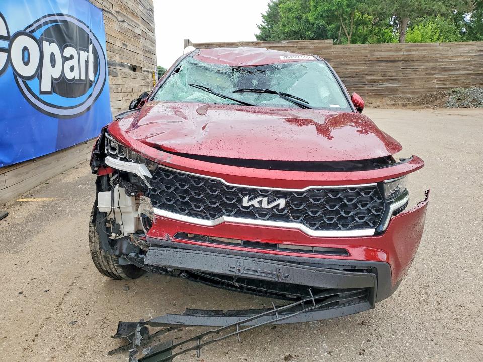 2022 Kia Sorento VIN 5XYRG4LCXNG106246 COPART salvage auction — FRONT END, MN - CERTIFICATE OF TITLE, sold $1,300 on 2026-07-16 (photo 5)