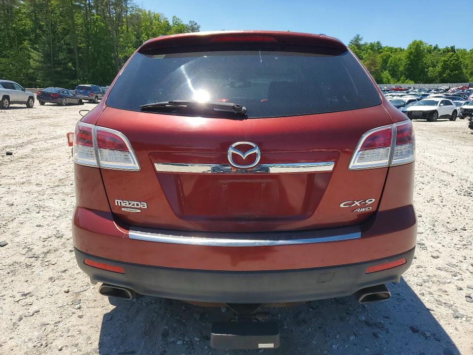 2009 Mazda Cx-9 VIN JM3TB38V890173942 COPART salvage auction — BURN, Ma - Cert Of Title-Reconstrctd Coll, sold $525 on 2026-07-08 (photo 6)