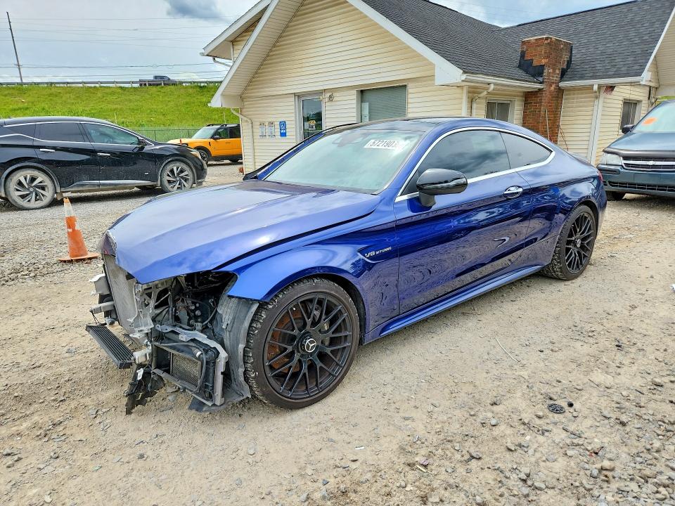 2017 Mercedes-benz C-klasse amg VIN WDDWJ8GB7HF479352 COPART salvage auction — FRONT END, Oh - Cert Of Title-Salvage, sold $14,100 on 2026-07-08 (photo 1)
