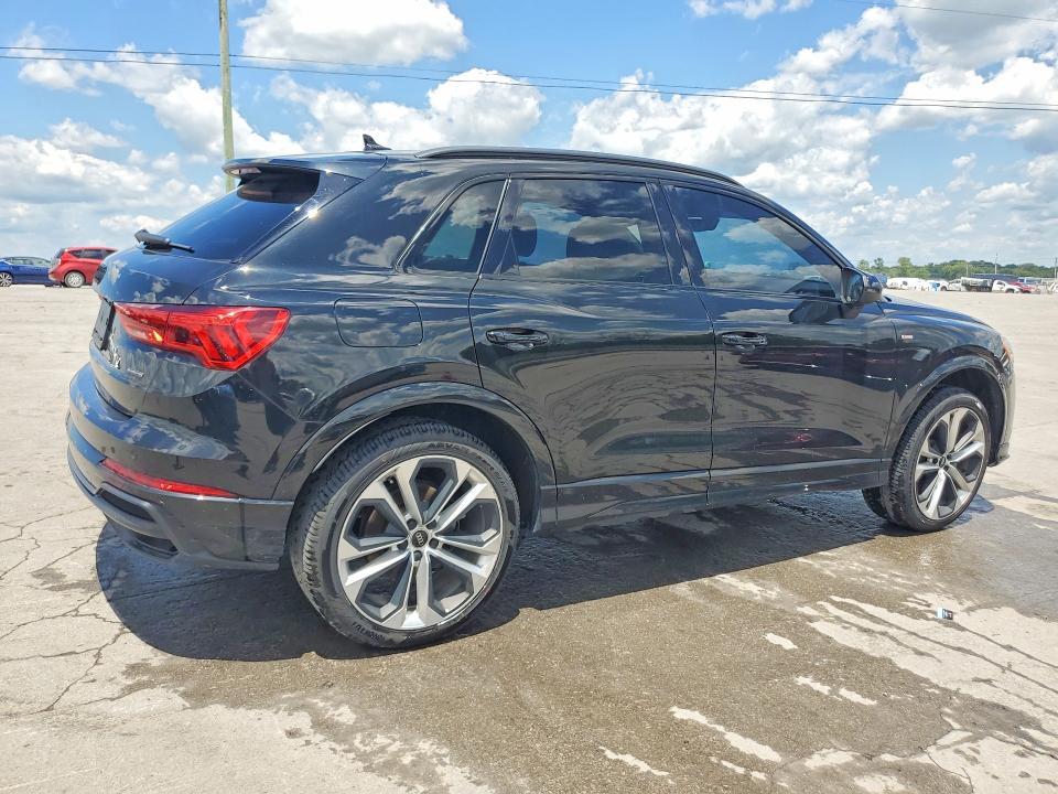 2021 Audi Q3 VIN WA1DECF31M1156127 COPART salvage auction — SIDE, Tn - Salvage Certificate, sold $4,600 on 2026-08-03 (photo 3)