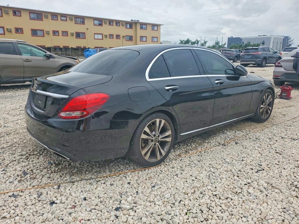 2018 Mercedes-benz C-klasse VIN WDDWF4JB5JR391505 COPART salvage auction — REAR END, Fl - Cert Of Title Slvg Rebuildable, sold $5,700 on 2026-07-24 (photo 3)
