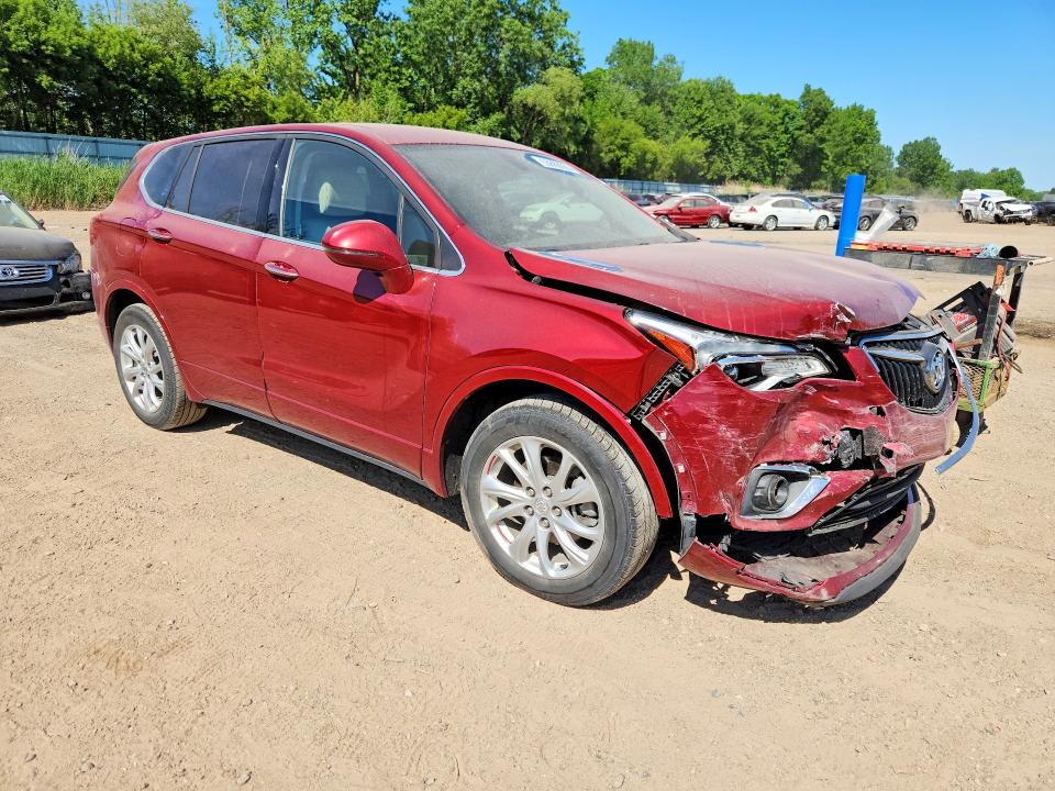 2019 Buick Envision VIN LRBFXBSA9KD058125 COPART salvage auction — FRONT END, Mi - Certificate Of Title, sold $250 on 2026-07-22 (photo 4)