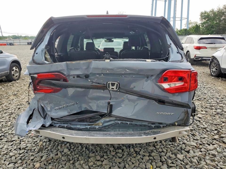 2024 Honda Odyssey VIN 5FNRL6H77RB065445 COPART salvage auction — REAR END, Nj - Cert Of Title-Salvage, sold $12,200 on 2026-07-29 (photo 6)