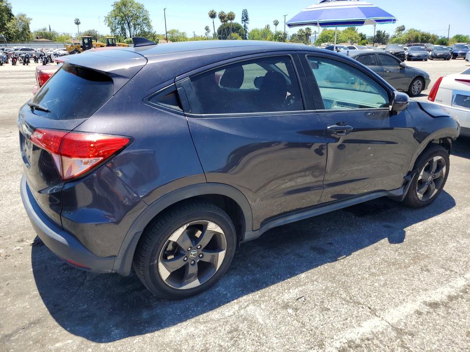 2018 Honda Hr-v VIN 3CZRU5H52JM721602 COPART salvage auction — FRONT END, Ca - Salvage Certificate, sold $4,400 on 2026-07-24 (photo 3)
