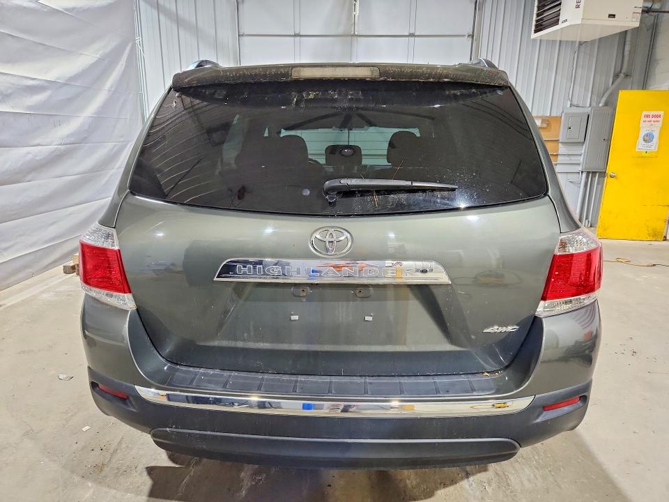 2012 Toyota Highlander VIN 5TDBK3EH0CS119137 COPART salvage auction — FRONT END, Nh - Cert Of Title-Salvage, sold $2,100 on 2026-07-28 (photo 6)