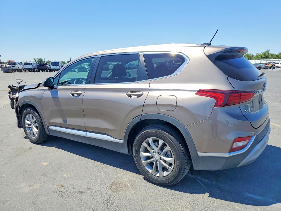 2019 Hyundai Santa fe VIN 5NMS23AD4KH009180 COPART salvage auction — FRONT END, Ca - Salvage Certificate, sold $2,500 on 2026-07-09 (photo 2)