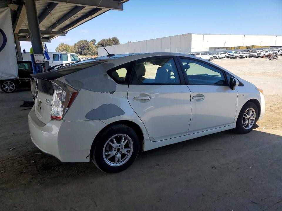 2010 Toyota Prius VIN JTDKN3DU1A0169521 COPART salvage auction — FRONT END, Ca - Salvage Certificate, sold $575 on 2026-07-07 (photo 3)