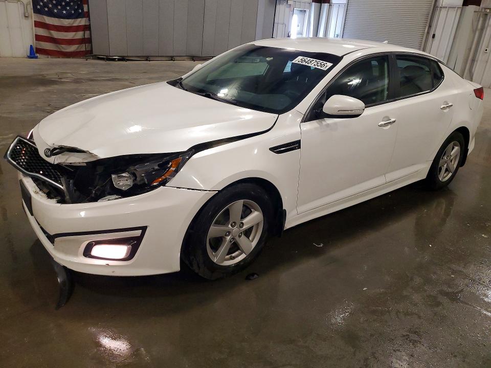 2015 Kia Optima VIN KNAGM4A7XF5596619 COPART salvage auction — FRONT END, Mn - Cert Of Title-Prior Salvage, sold $225 on 2026-07-28 (photo 1)
