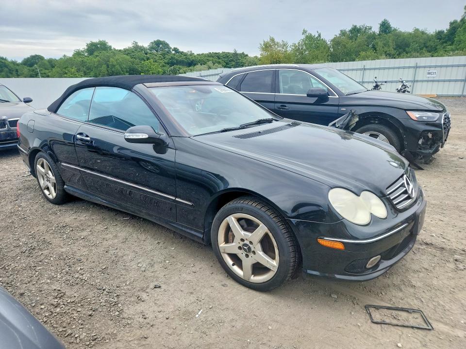 2005 Mercedes-benz Clk-class VIN WDBTK75J95F123493 COPART salvage auction — FRONT END, Ma - Cert Of Title-Reconstrctd Coll, sold $575 on 2026-08-12 (photo 4)
