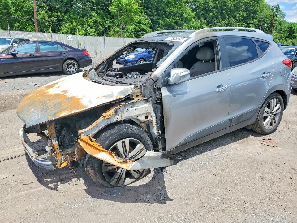 2014 Hyundai Tucson VIN KM8JUCAG7EU832534 COPART salvage auction — BURN, Pa - Certificate Of Salvage, sold $325 on 2026-08-01 (photo 1)
