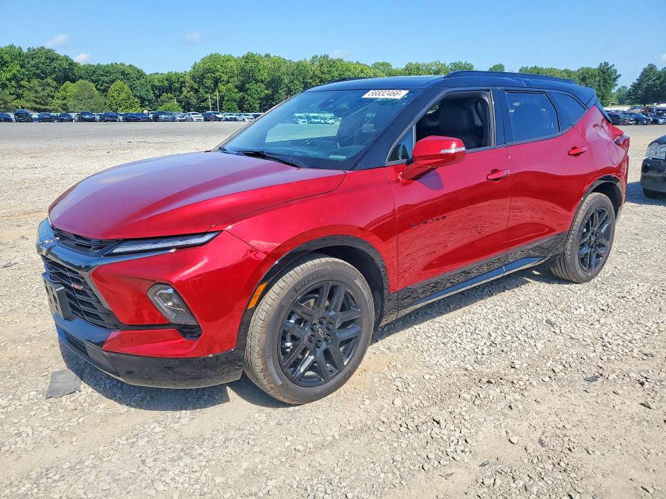 2025 Chevrolet Blazer VIN 3GNKBKRS7SS271207 COPART salvage auction — HAIL, AR - CERT OF TITLE-SALVAGE, sold $14,600 on 2026-08-17 (photo 1)