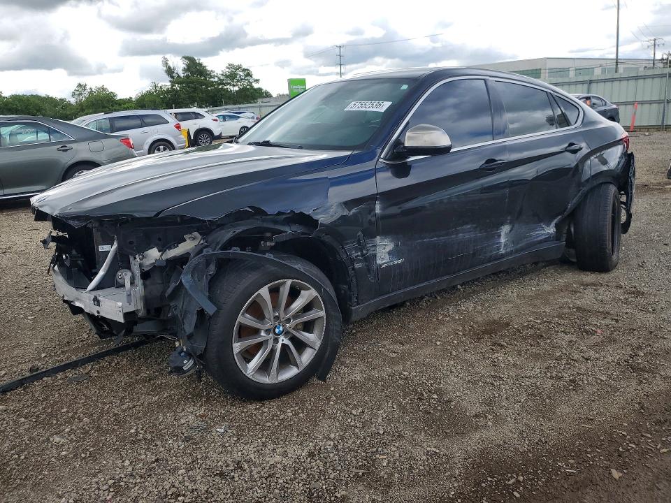 2018 BMW X6 VIN 5UXKU2C5XJ0X48237 COPART salvage auction — SIDE, Il - Salvage Certificate, sold $3,050 on 2026-07-29 (photo 1)