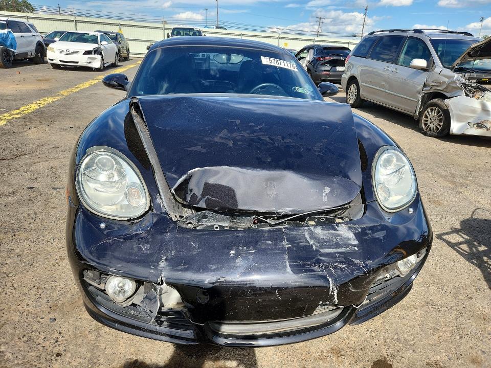2008 Porsche Cayman VIN WP0AB29848U780270 COPART salvage auction — FRONT END, Pa - Certificate Of Salvage, sold $9,400 on 2026-07-02 (photo 5)
