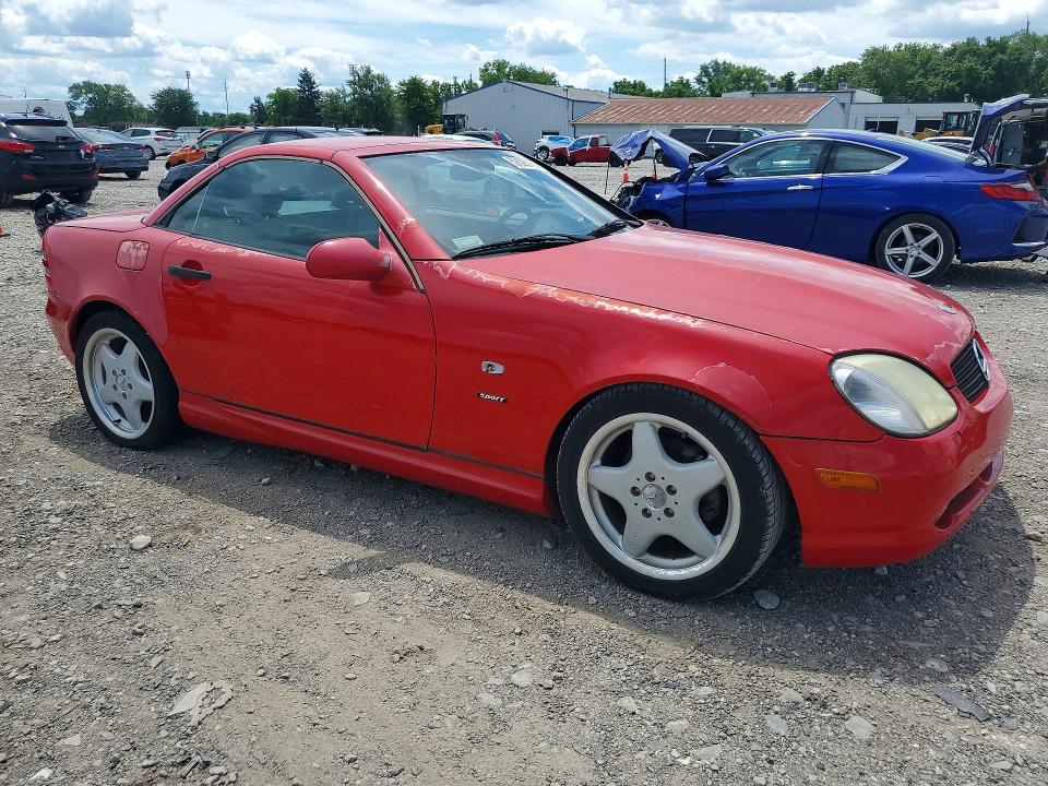 1999 Mercedes-benz Slk-class VIN WDBKK47F7XF098289 COPART salvage auction — HAIL, OH - CERTIFICATE OF TITLE, sold $475 on 2026-07-10 (photo 4)