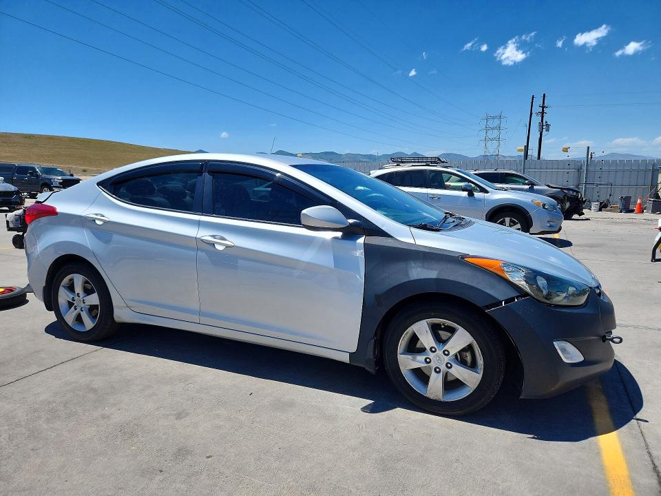 2013 Hyundai Elantra VIN 5NPDH4AE1DH420760 COPART salvage auction — REAR END, Co - Public - Salvage Title, sold $275 on 2026-07-22 (photo 4)