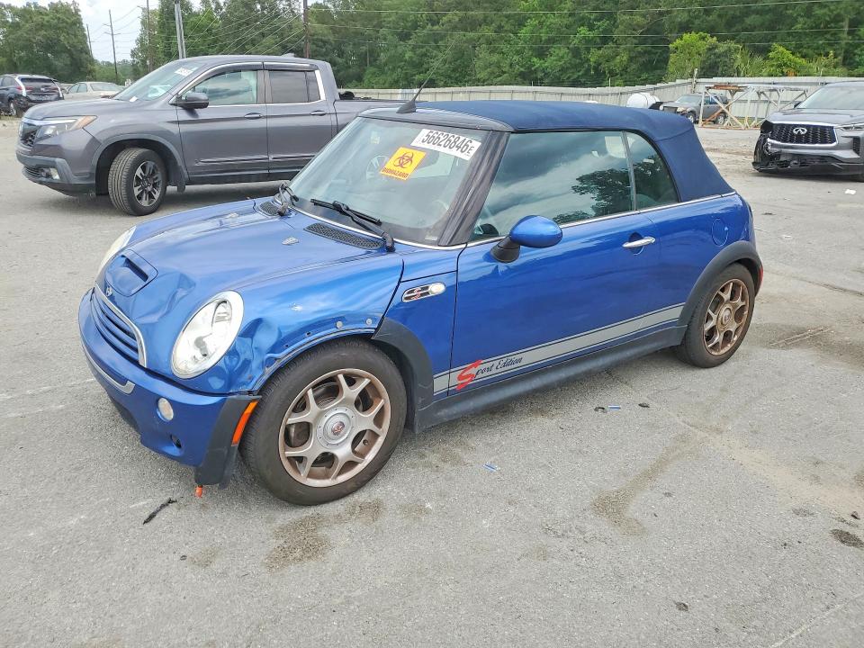 2008 Mini Cooper VIN WMWRH33528TL97209 COPART salvage auction — FRONT END, Ga - Cert Of Title-Salvage, sold $225 on 2026-08-06 (photo 1)