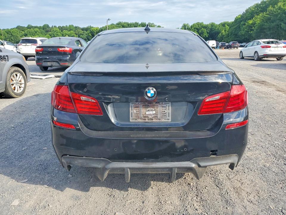 2012 BMW 5er VIN WBAFU9C57CC786955 COPART salvage auction — FRONT END, Pa - Certificate Of Salvage, sold $1,400 on 2026-07-16 (photo 6)