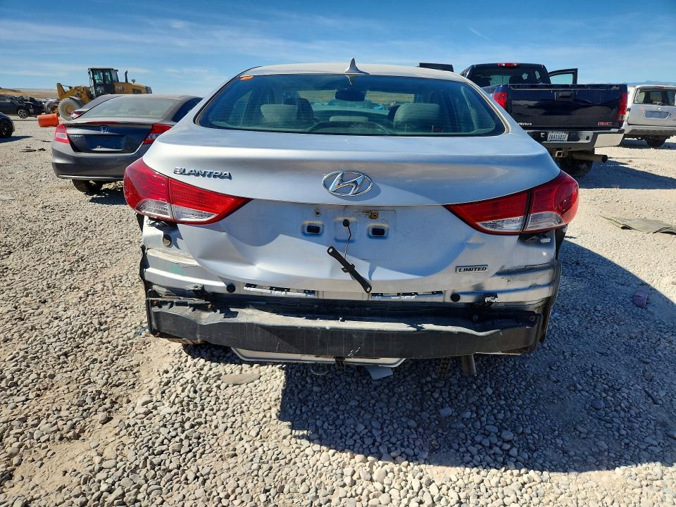 2012 Hyundai Elantra VIN KMHDH4AE0CU377061 COPART salvage auction — FRONT END, UT - SALVAGE CERTIFICATE, sold $375 on 2026-07-24 (photo 6)