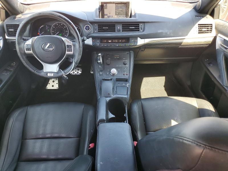 2013 Lexus Ct 200 VIN JTHKD5BH0D2152673 COPART salvage auction — FRONT END, Nv - Salvage Title, sold $2,100 on 2026-07-08 (photo 8)