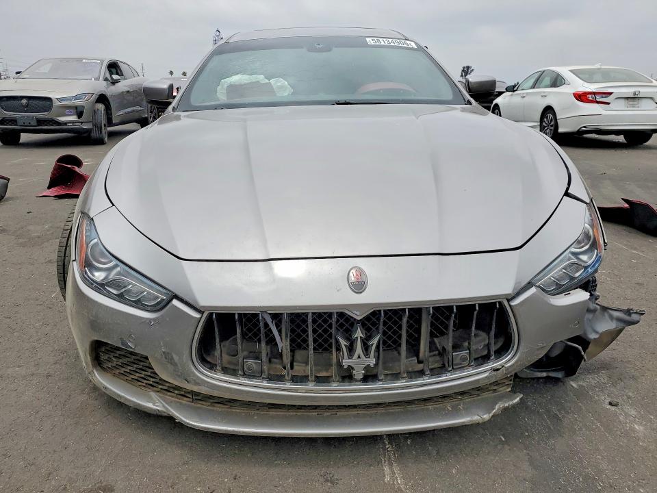 2015 Maserati Ghibli VIN ZAM57RTA6F1149408 COPART salvage auction — REAR END, Ca - Salvage Certificate, sold $1,100 on 2026-07-13 (photo 5)